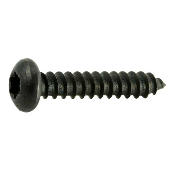 Midwest Fastener Sheet Metal Screw, #6 x 3/4 in, Black Steel Pan Head Torx Drive, 30 PK 36883 - main